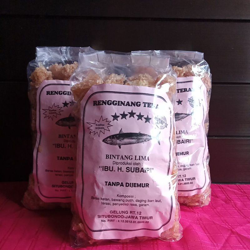 

Rengginang terasi bentuk jumputan asli situbondo