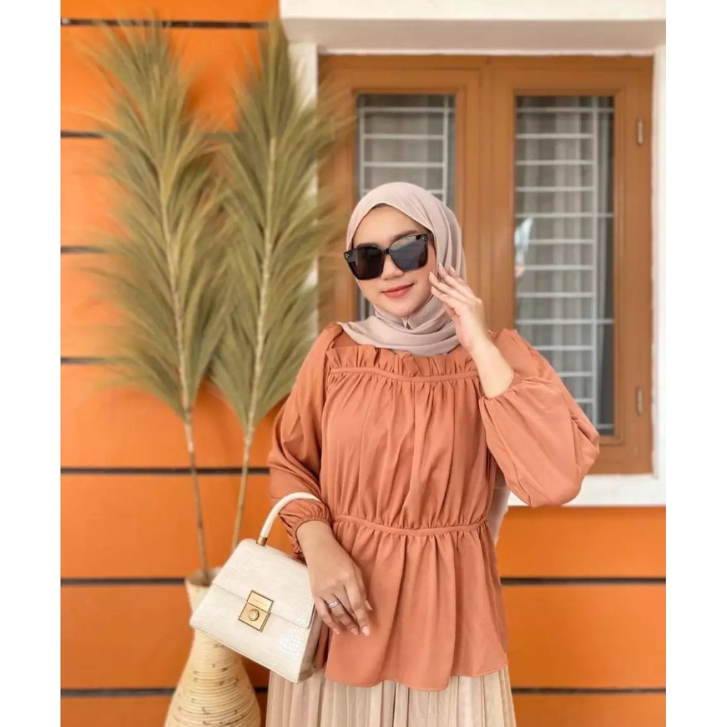 SAVAHHIJAB - ELIZA BLOUSE / BLOUSE WANITA / PAKAIAN WANITA