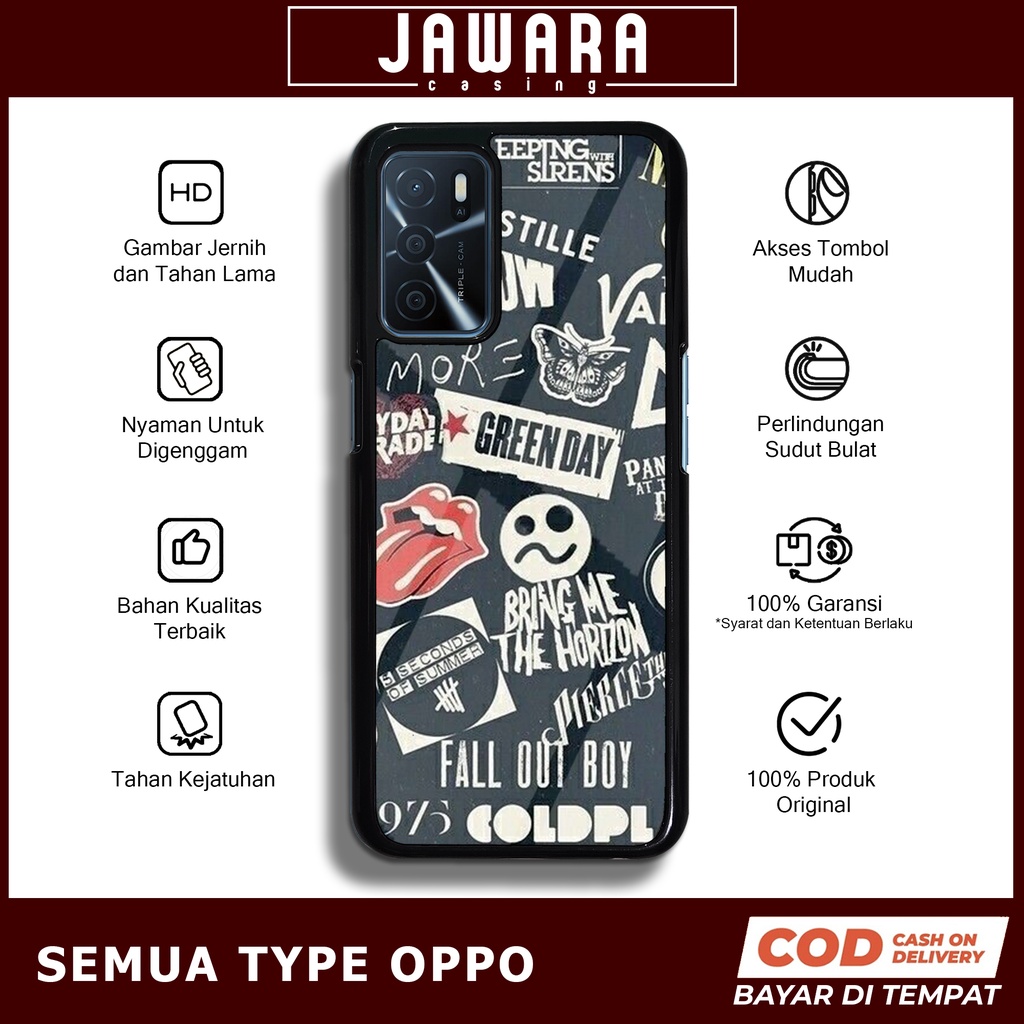 Case Oppo A16 Case Hp Oppo A16 Premium Glossy Jawara Casing [MSCB] Casing Hp Aesthetic Kesing Hp Kar
