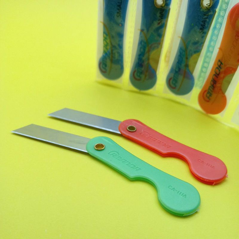 

silet warna/pisau stainless/silet kecil/cutter