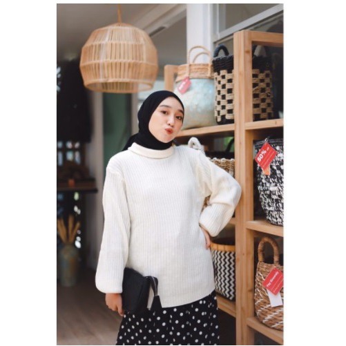 BAYONETA SWEATER - SWEATER  TURTLENECK - SWEATER OVERSIZE