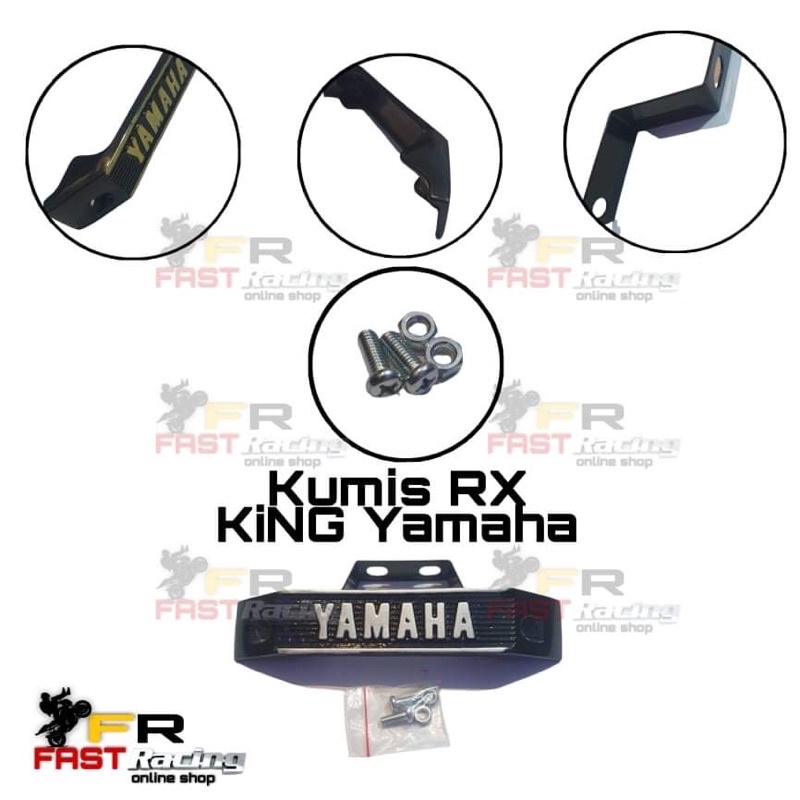 KUMIS RX KING KUMISAN YAMAHA RX KING kumis yamaha + dudukan besi rx king rx spesial tinggal pasang