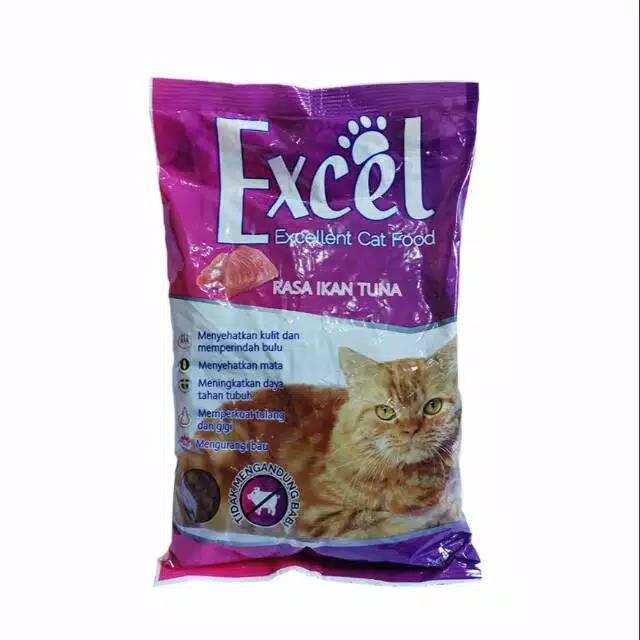 Makanan Kucing Excel Tuna Ikan Kemasan 500GR
