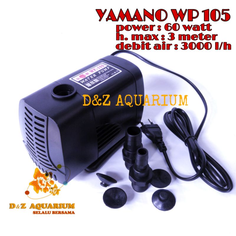 Pompa YAMANO Wp 105 Mesin Sirkulasi Kolam Celup WP-105 Water Pump Wp105