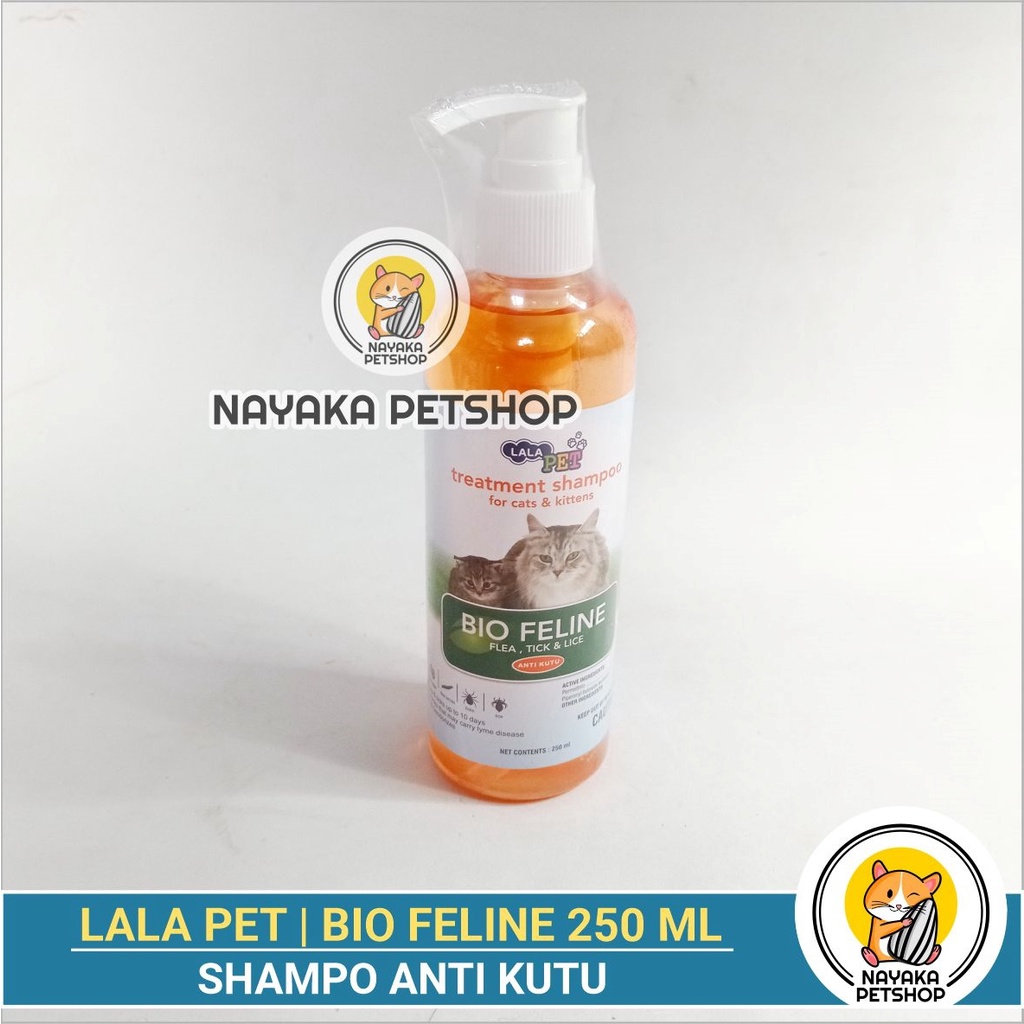 Bio Feline Cat 250 ml Shampo Kutu Kucing Shampoo Anti Tick Flea Sampo Lala Pet