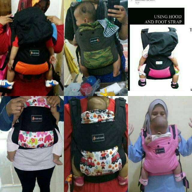 Andrea Baby Carrier  SSC - Gendongan bayi SSC Andrea Standard-babycarrier/ baby carier