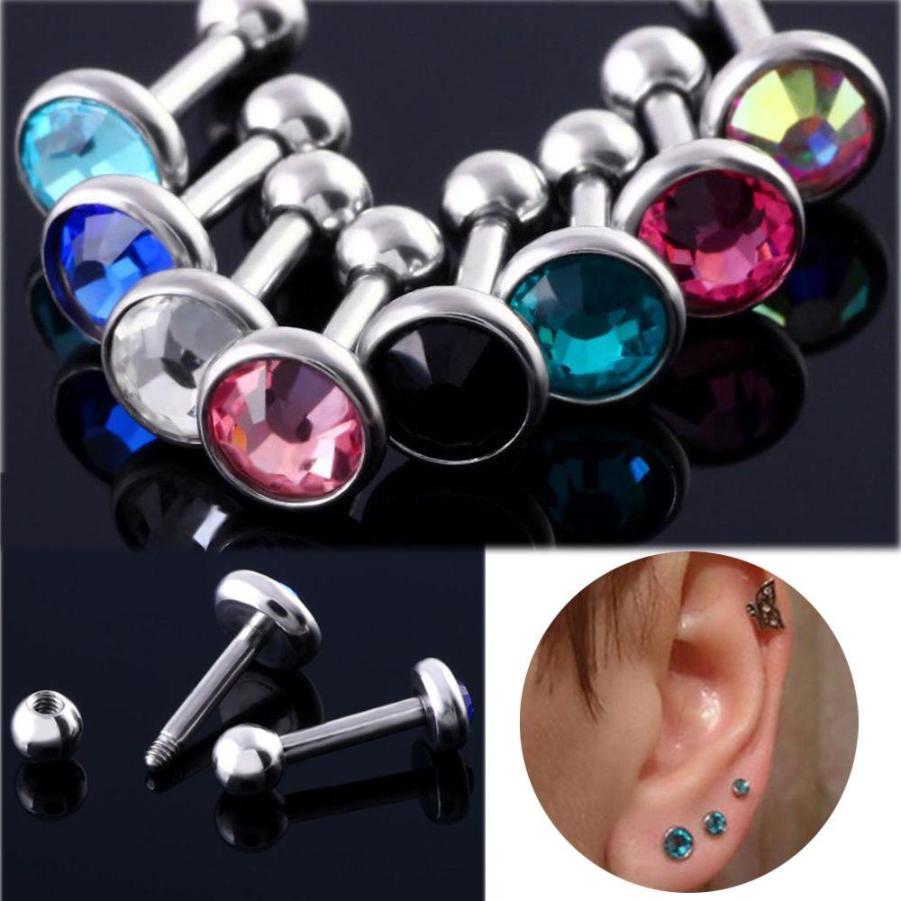 Nanas 2PCs Anting Tindik Aksesoris Surgical Steel Fashion Jewelry