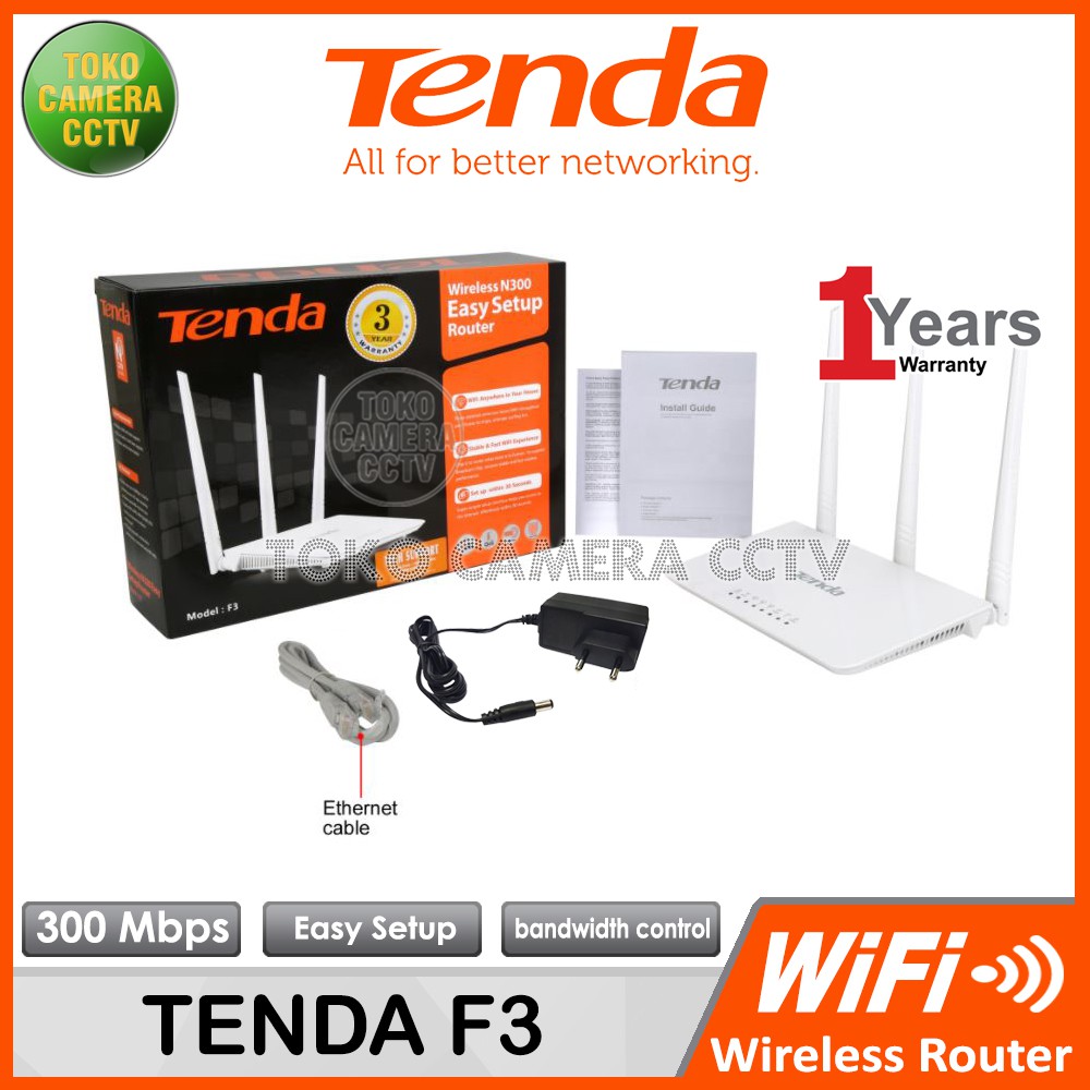 Wireless Router Extender Access Point Wifi Repeater Tenda F3