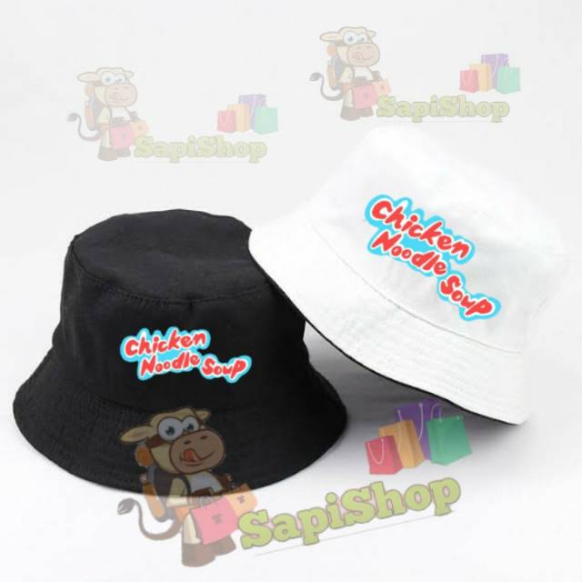 (COD) Topi buclet hat kpop BTS SUGA CHICKEN NOODLE SOUP