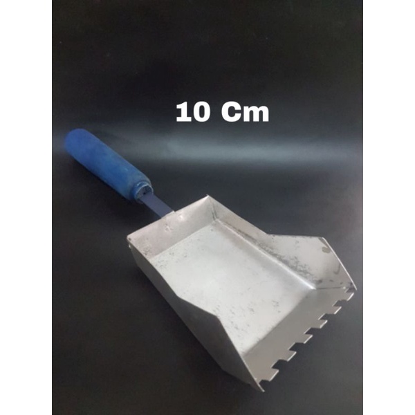 Cetok Bata Ringan Trowel - Sendok Semen Hebel 10cm Plat Baja