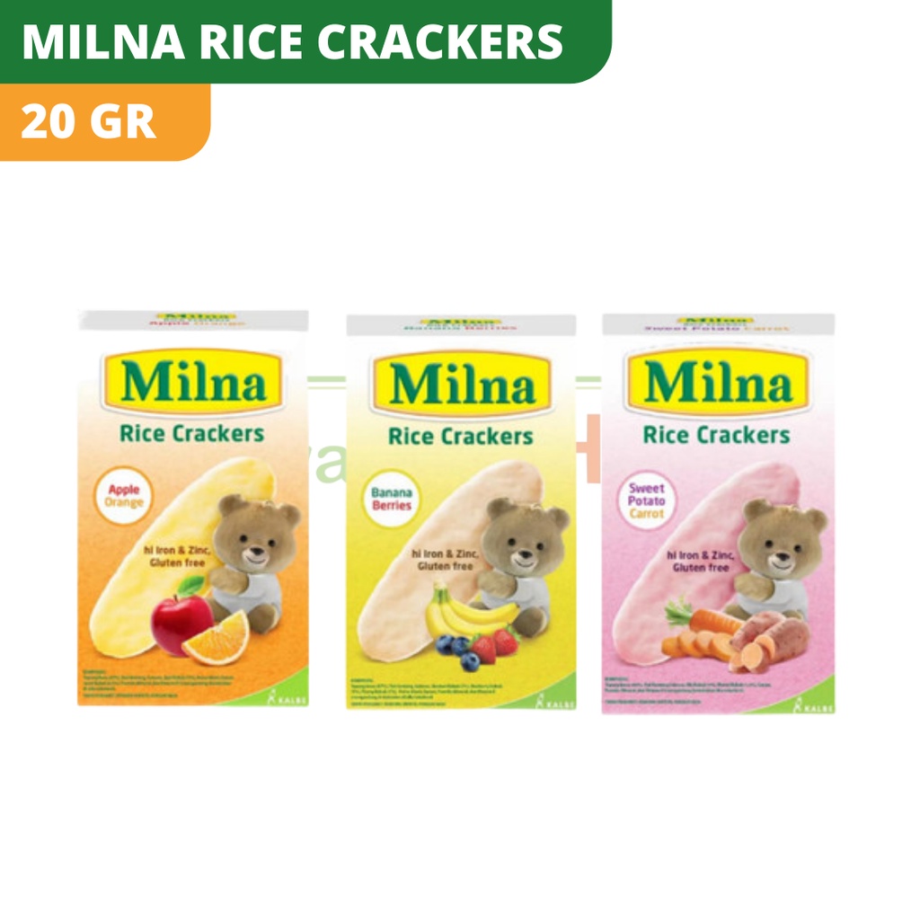 

MILNA RICE CRACKERS 20GR