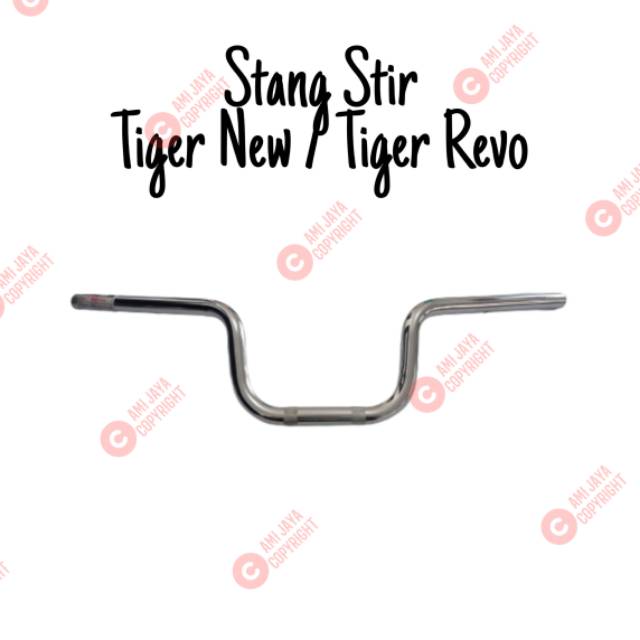 Stang Setang Motor Honda Tiger New Revo Standart Model Ori Crom Tebal Murah / Stang Stir Tiger New