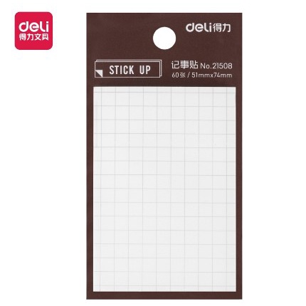 

Sticky Notes / Notes Tempel 76 × 50mm 3''×2'' 60 lembar 4 pola 21508