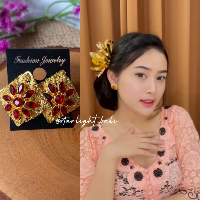 Anting Alpaka Padi Wajik