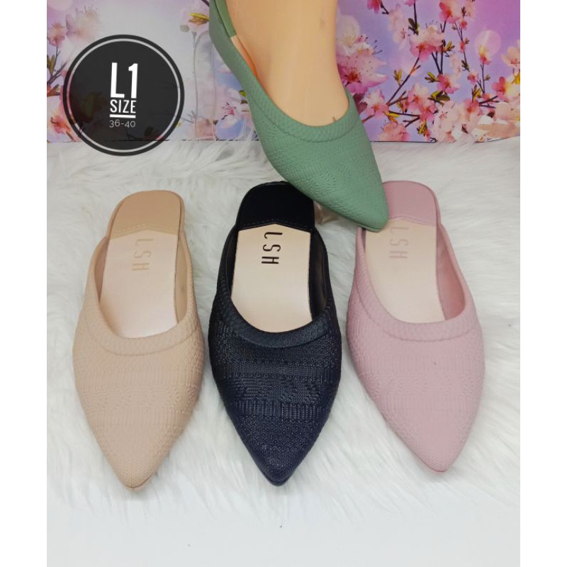 LSH - Slop jelly karet wanita - L1 (Size 36-40)