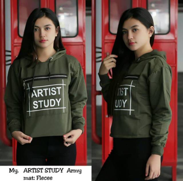 Artist study sweater - jaket cewek