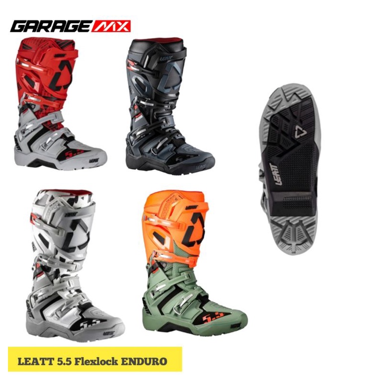 BOOT SEPATU LEATT 5.5 FLEXLOCK ENDURO
