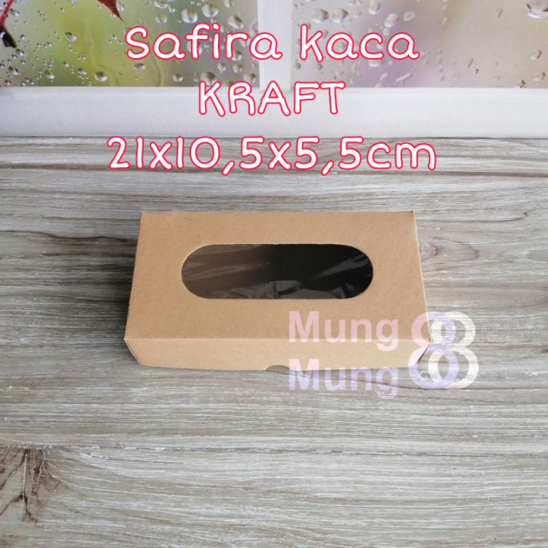 

Dus Kue 21x10,5 KRAFT / Kotak Kue 21x10,5 KRAFT / SAFIRA KACA KRAFT 300 AK