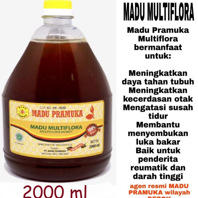 

Madu Pramuka MADU MULTIFLORA 2000 ML