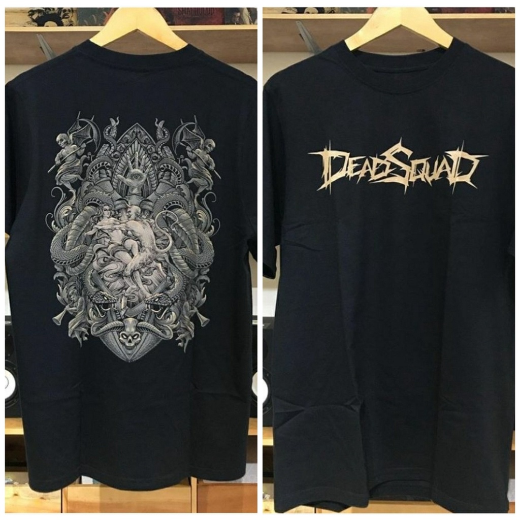 Kaos deadsquad band menyangkal sangkakala tag gildan ds2c