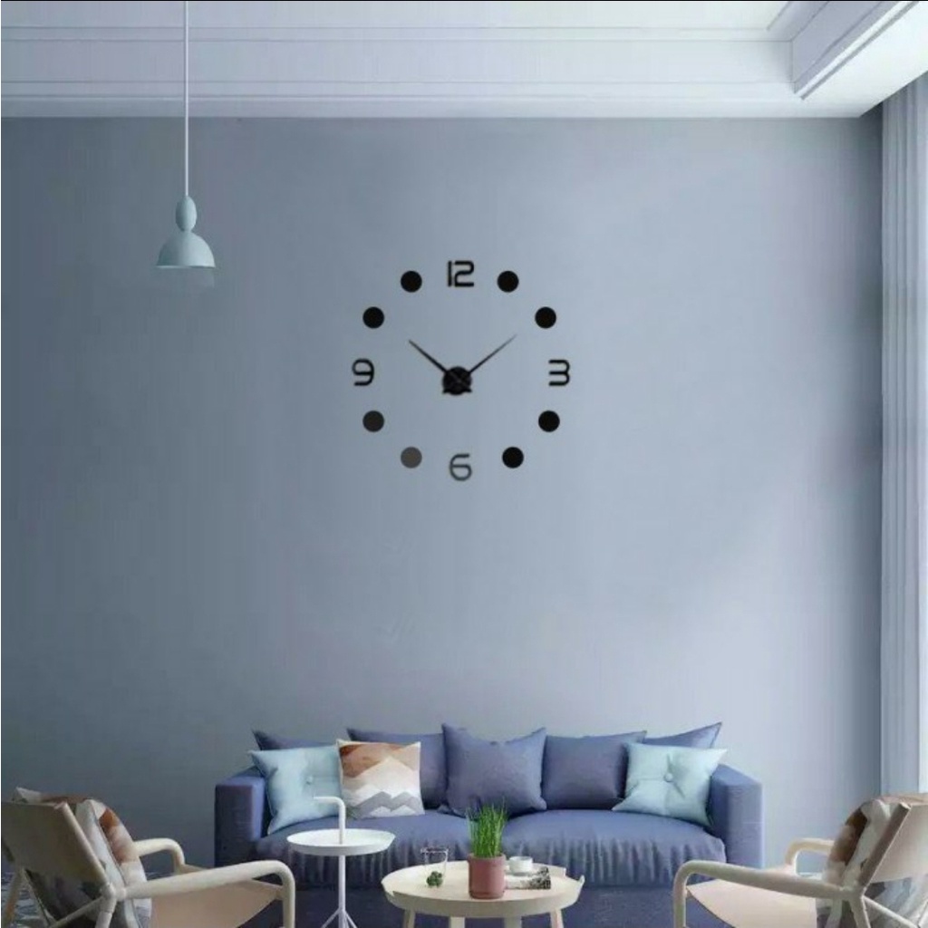 JAM DINDING TEMPEL ANALOG - 3D DIY MODERN CLOCK 7 MODEL - BDC