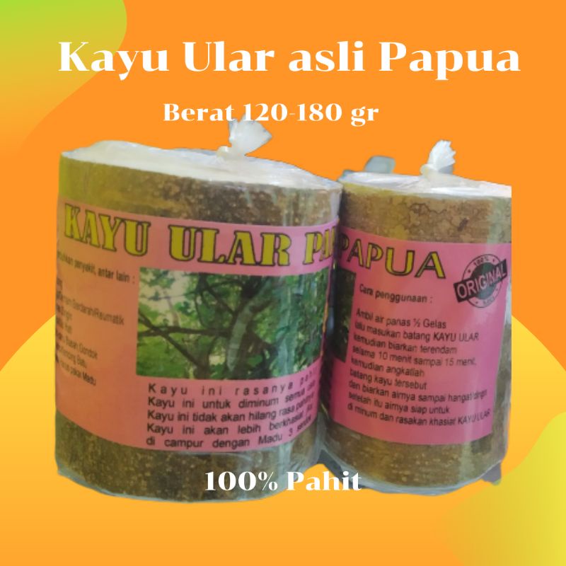 

Kayu Ular Papua Asli / Kayu Pahit / Kayu Songga 100-180gr