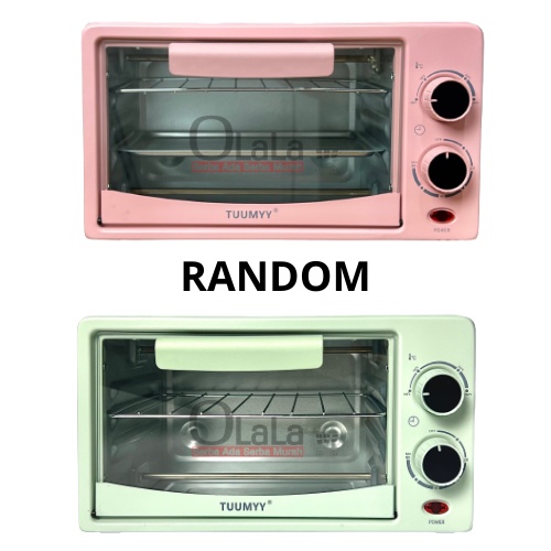 OVEN PEMANGGANG ELEKTRIK MULTIFUNGSI 12L TUUMYY WARNA PASTEL OLL-1202F