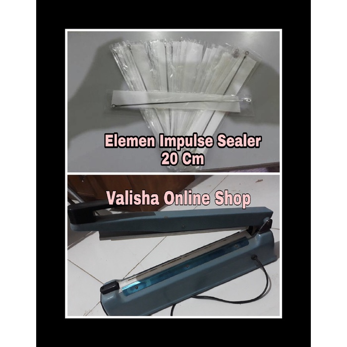 

Mantap Elemen Impulse Sealer Kawat Dan Kain Anti Panas 20 Cm Limited