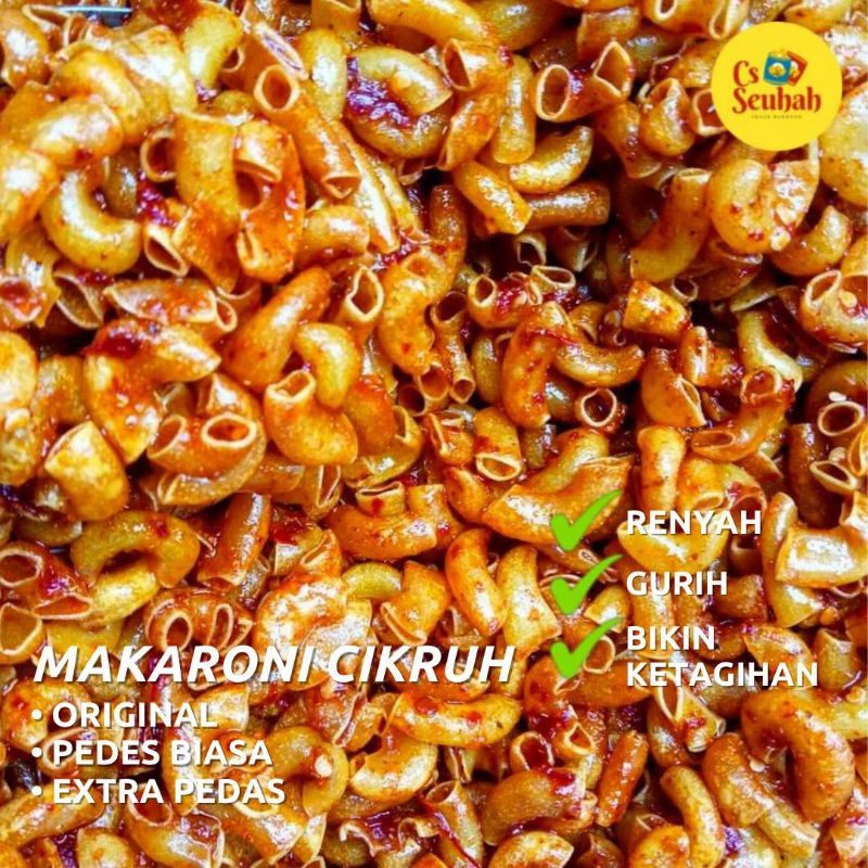 

PROMO!! MAKARONI CIKRUH ENAK ASIN GURIH BIKIN NAGIH FREE PACKING DUS