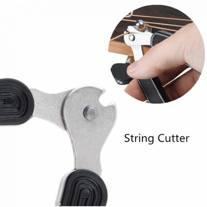 STRING WINDER 3 IN 1 STRING WINDER GITAR AKUSTIK PEMUTAR SENAR GITAR PEMOTONG SENAR GITAR PENCABUT PIN GITAR