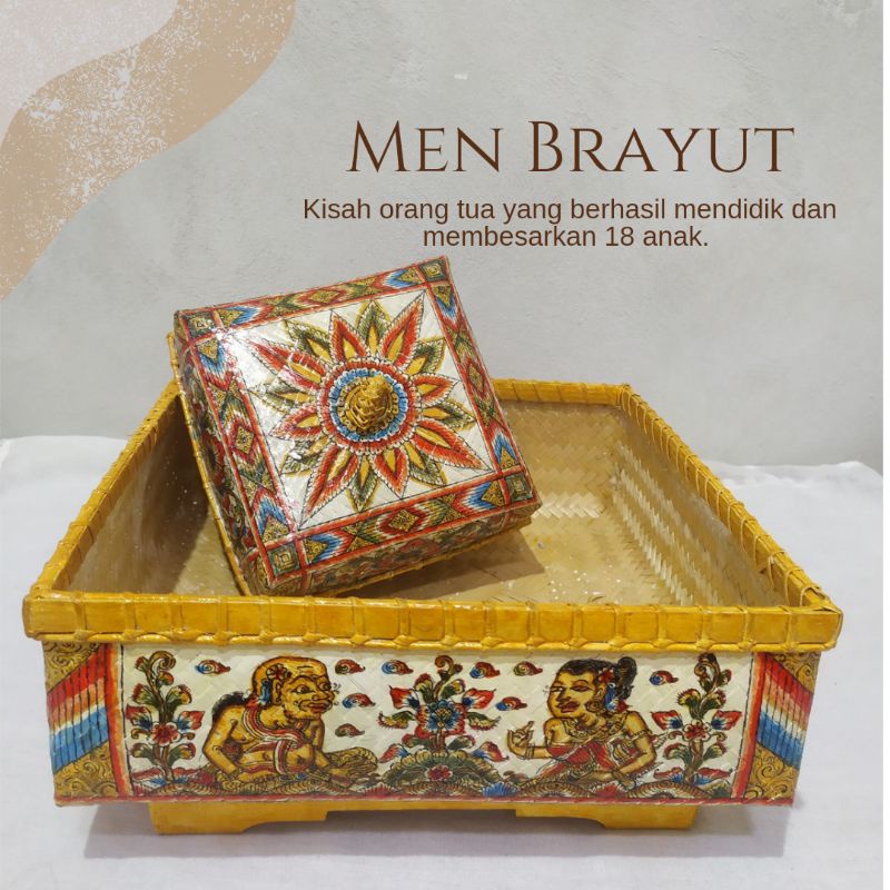 Bokor keben lukis wayang kamasan bali