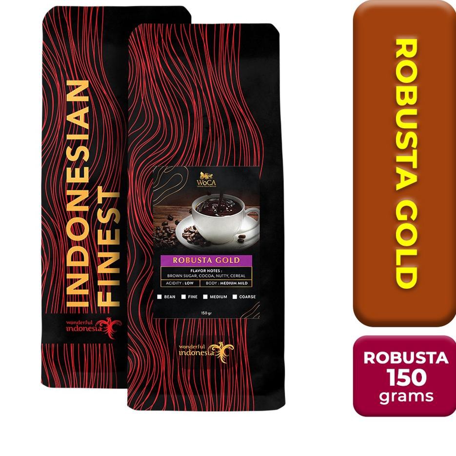 

FRESHH 【 WoCA Kopi Robusta Gold 150 gram^^