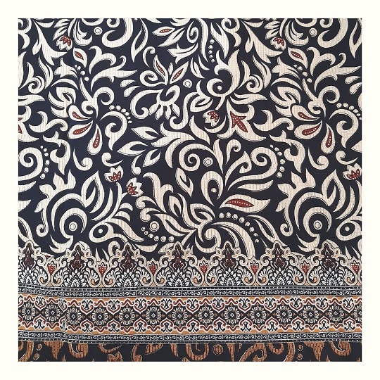 Kain batik kemeja rok kebaya seragaman bahan Royal Peach Legenda Mas