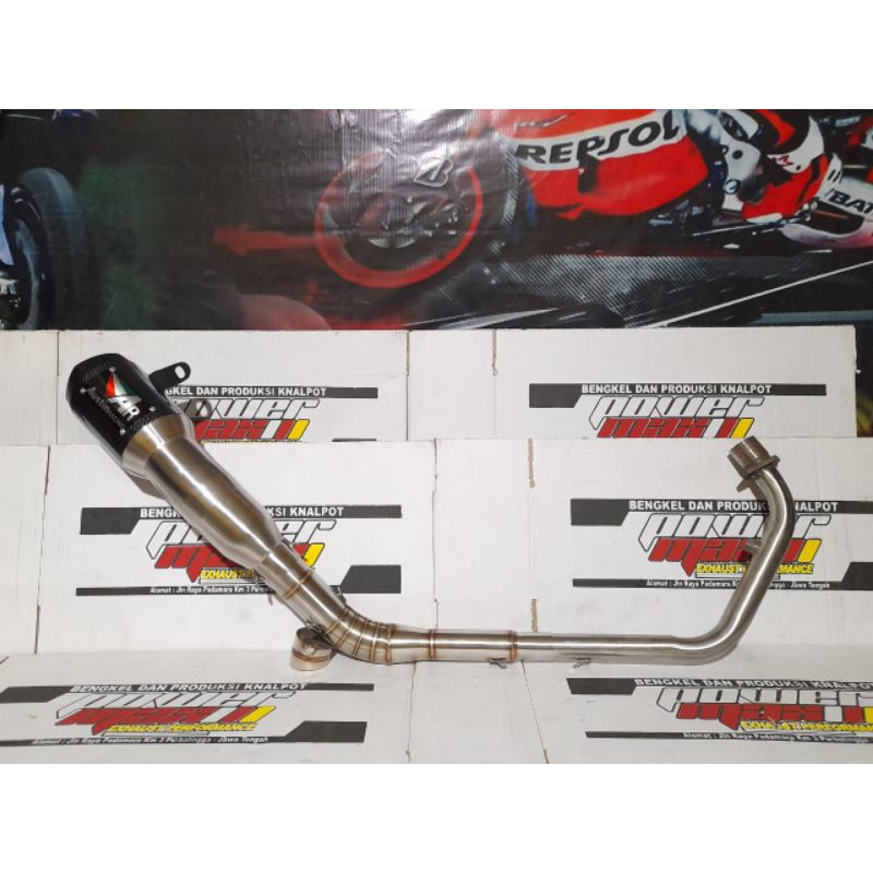knalpot custom austin racing fullsystem for CBR150R cbr facelift R15 v2 v3