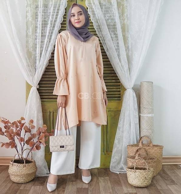 

SAVIA Tunik by CB.CO | baju pesta mutiara busui