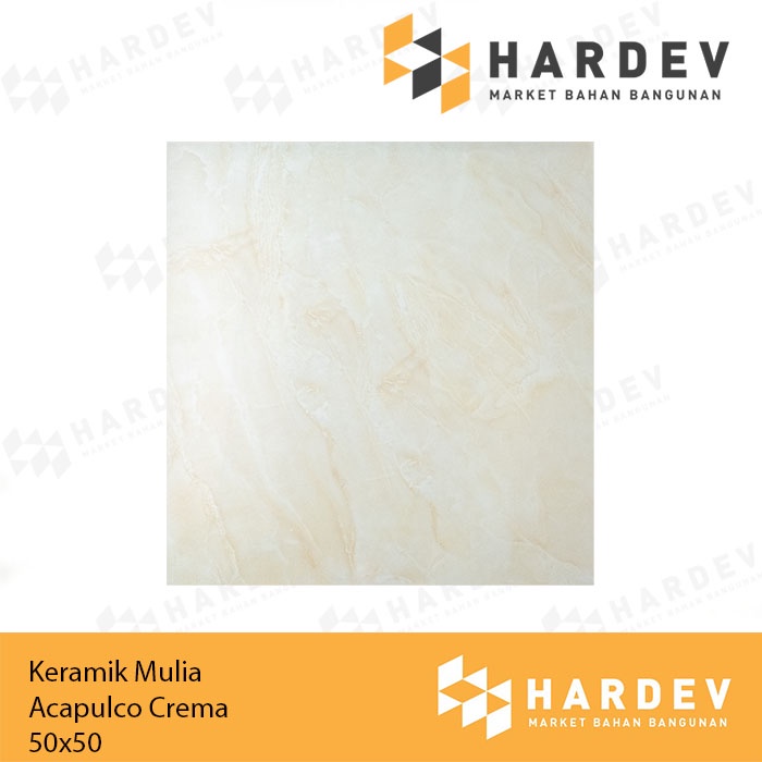 KERAMIK MULIA 50X50 ACAPULCO CREMA