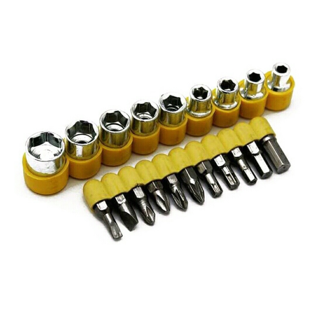 (fashionstar9) Obeng Kunci T Palu Alat Sok Shock Sock Socket Multifungsi Set 24 In 1 Lengkap Alat Kunci T Obeng Palu Sok Shock Sock Socket Multifungsi Sepeda Motor Mobil Lengkap Obeng Set MUltifungsi-4