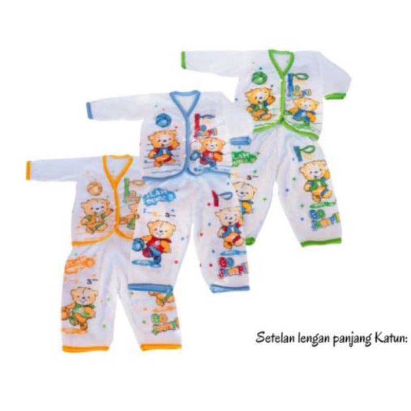 Setelan Baju Bayi Baru Lahir Unisex Setelan Baby Newborn Murah Harga Grosir