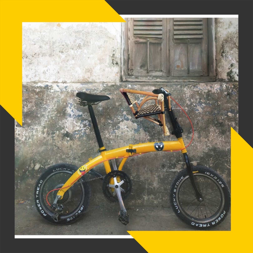 Kursi Boncengan sepeda Anak depan MTB, Polygon, Gunung murah Rotan