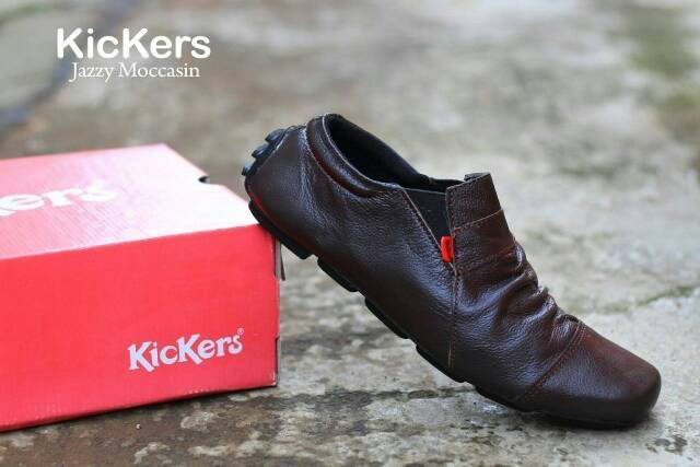 SEPATU KICKERS PRIA KULIT ASLI