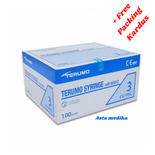 Spuit Syringe 1cc, 3cc, 5cc, 10cc Terumo - Disposable Syringe Terumo - Alat Suntikan Terumo - BOX