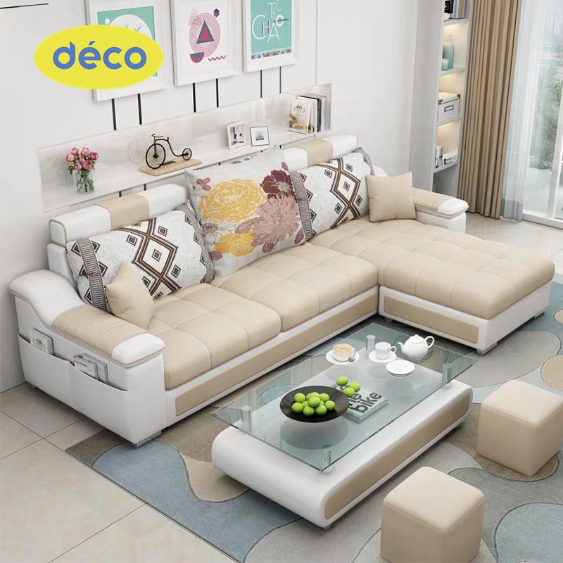 Kursi Sofa Minimalis Ruang Tamu leter L Desain Unik