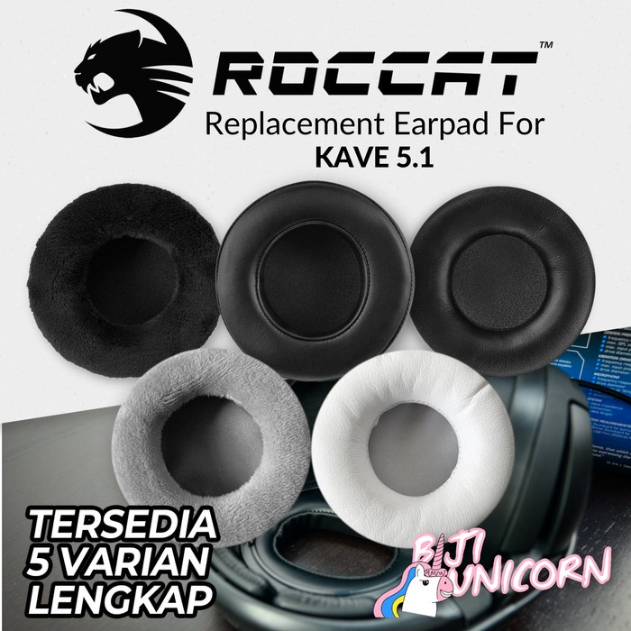 Earpad Earcup Ear Cushion Roccat Kave 5.1 Bantalan Pad Busa Foam