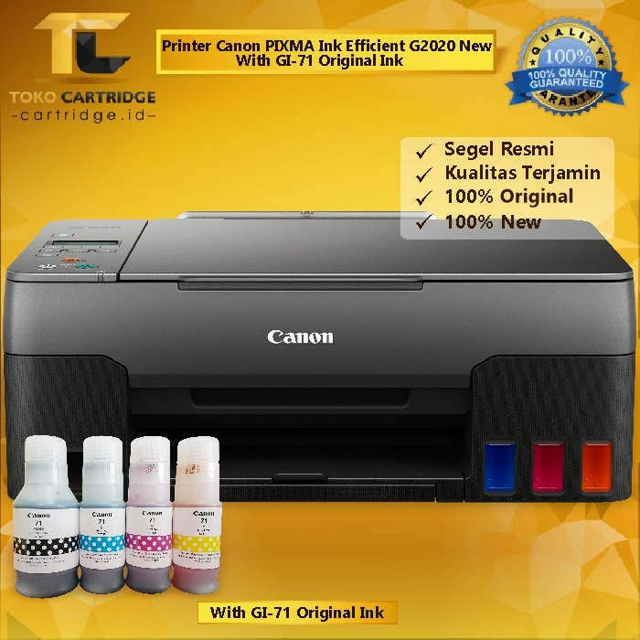 Printer Canon G2020 / Canon Pixma G 2020 terbaru dari G2010