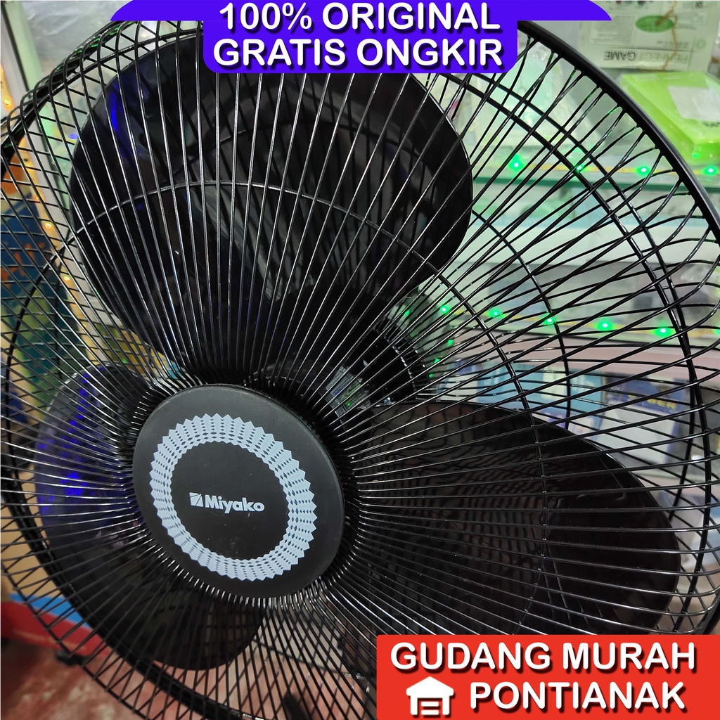 Kipas Angin Miyako 16inch kaki besi KAS 1606X Stand fan hitam