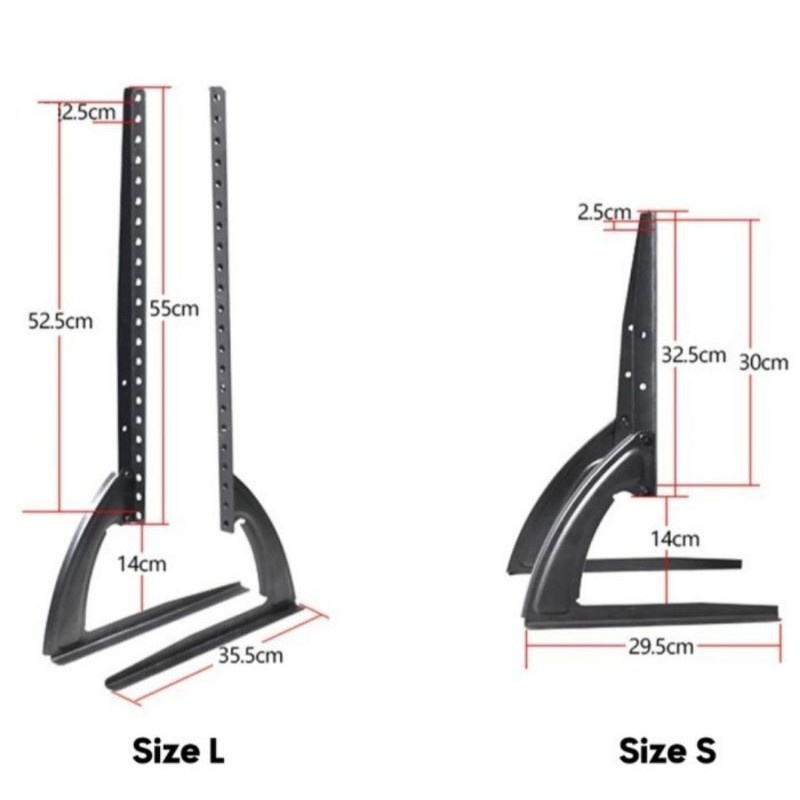 Bracket TV Stand Kaki TV 22 24 32 43 50 55 65 Inch Standing LCD LED TV UNIVERSAL