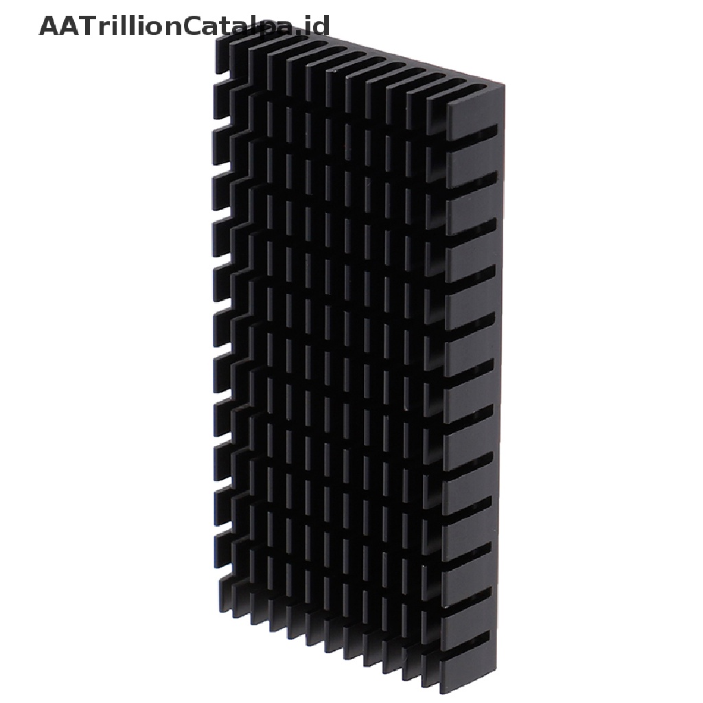 Aatrillioncatalpa 80x40 X 11mm Heatsink Panel Radiator Power IC CPU Bahan Aluminum