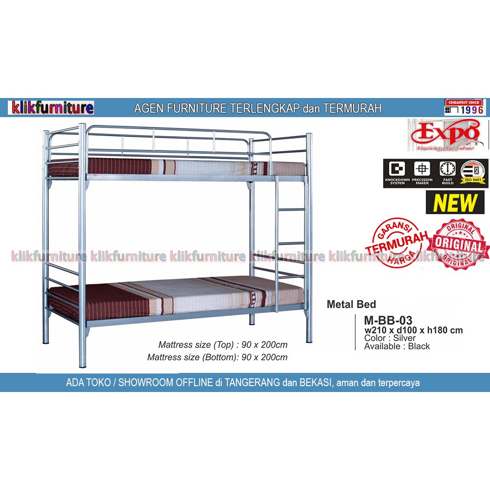 [promo] MBB 03 EXPO Ranjang Tingkat Susun Besi