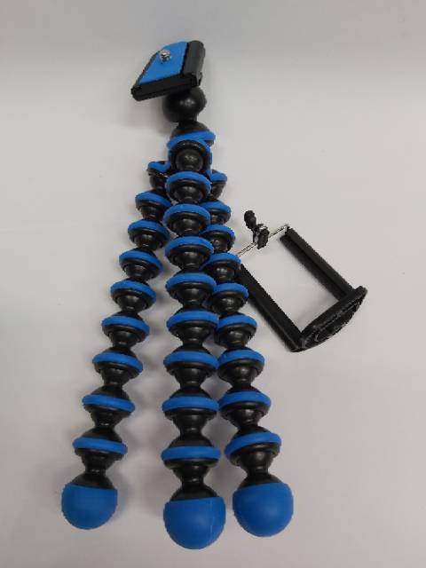 Gorilla Pod M Warna Warni  + Holder U Universal Tripod Flexible untuk Go Pro