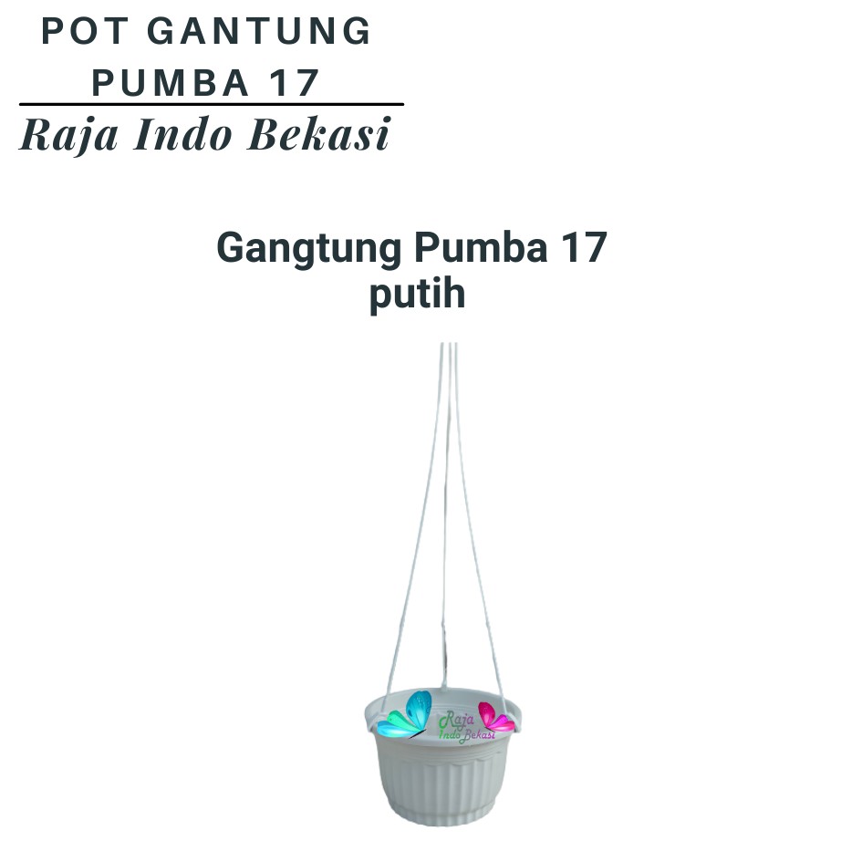 Rajaindobekasi Pot Bunga Gantung Pumba 17 Merah Bata Pot Gantung Coklat Bagus Pot Gantung Plastik Murah Unik